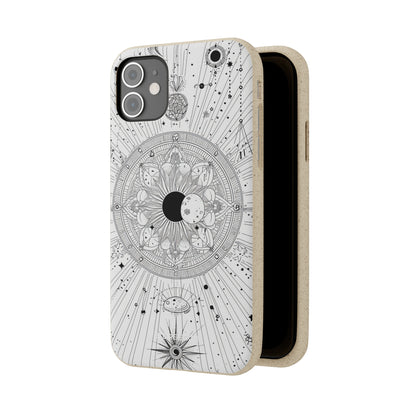 Celestial Mandala Mystique | Biodegradable Phone Case