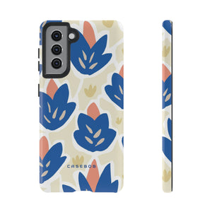 Blue Happy Flower - Protective Phone Case