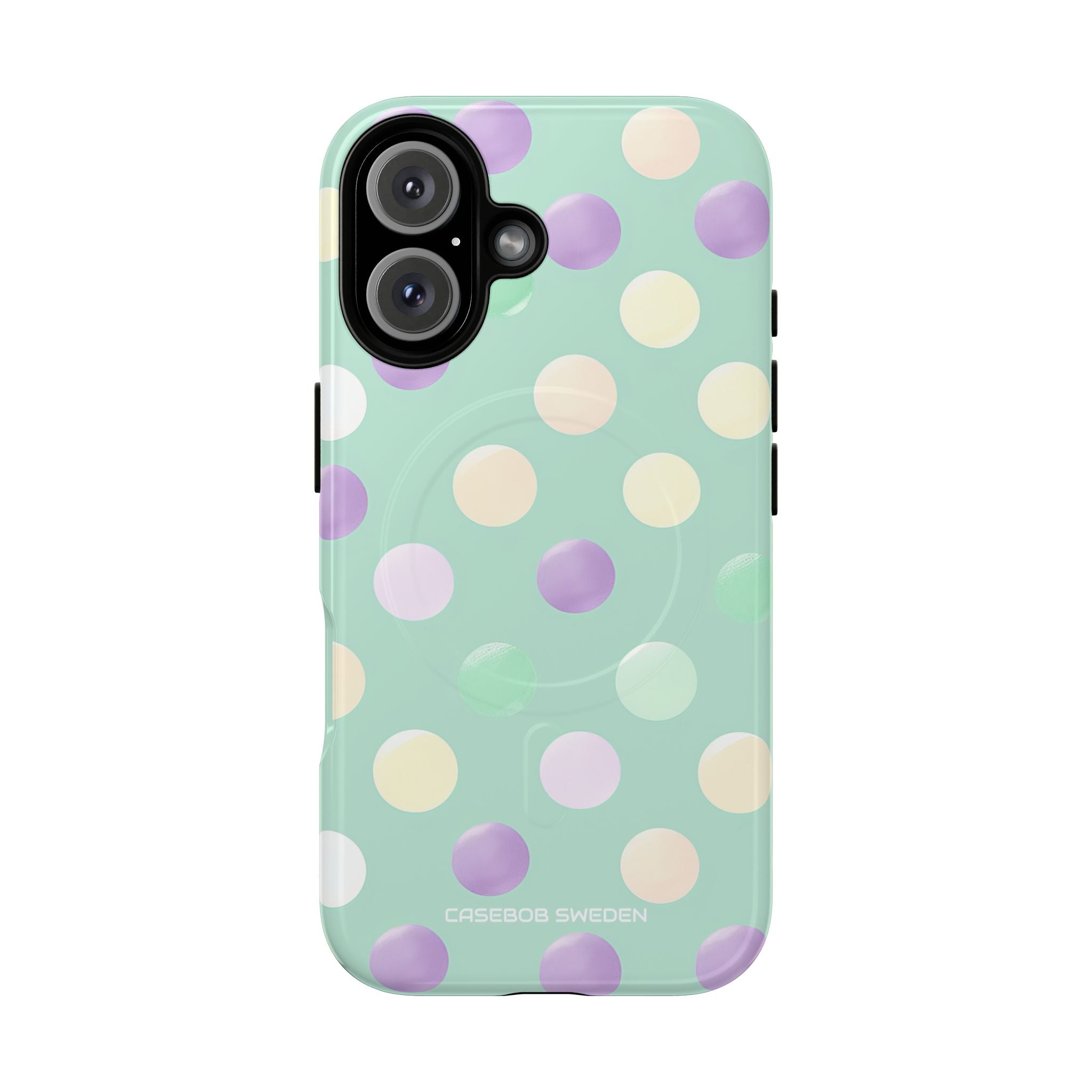 Pastel Polka Dots - Tough + MagSafe® iPhone 16 Phone Case