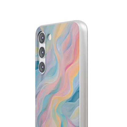 Dreamy Pastel Swirls - Flexi Samsung S23 Phone Case