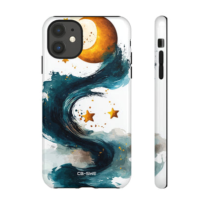 Celestial Waves Dance - iPhone Case