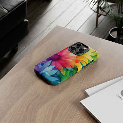 Vibrant Floral Symphony - iPhone Case