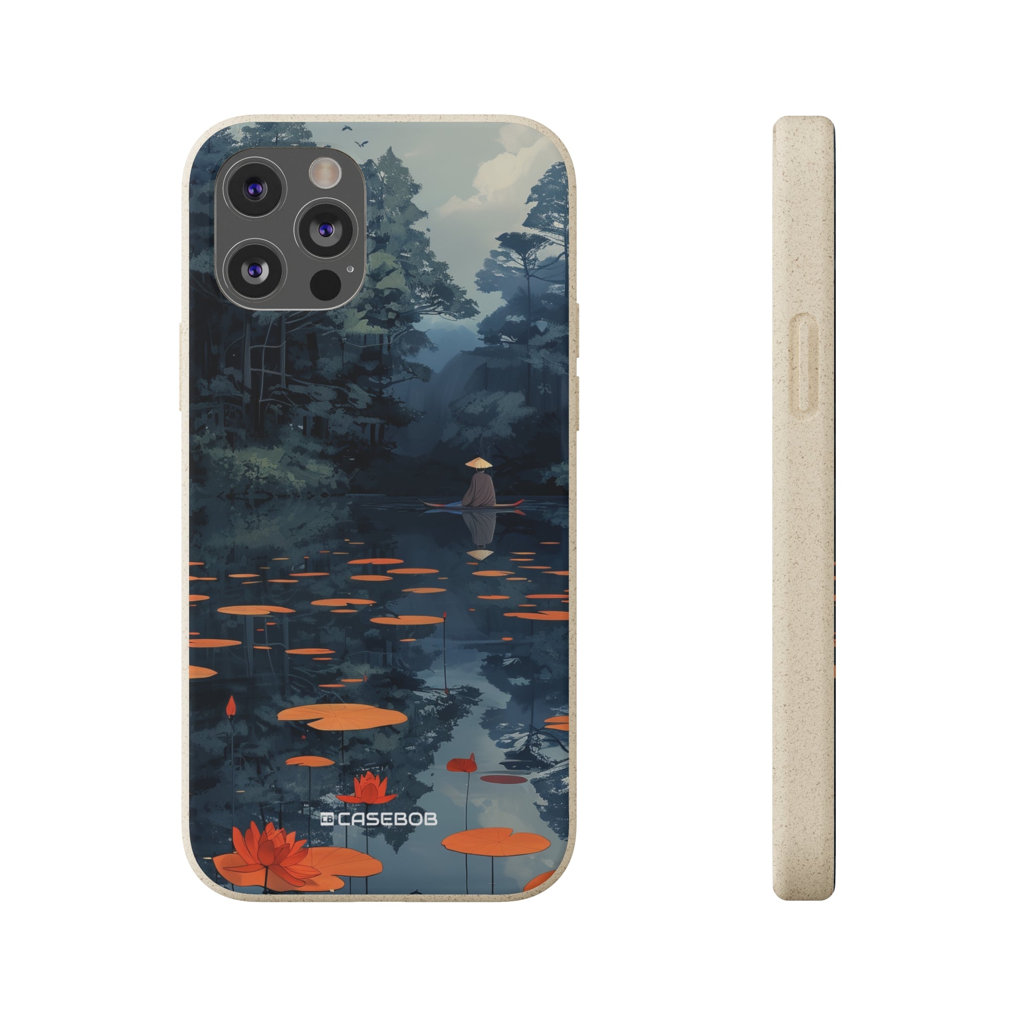 Tranquil Lotus Serenity | Biodegradable Phone Case