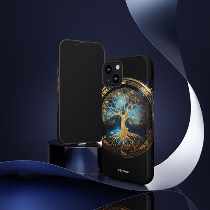 Cosmic Tree Radiance - iPhone Case