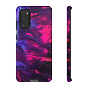 Deep Purple Ink Art - Protective Phone Case