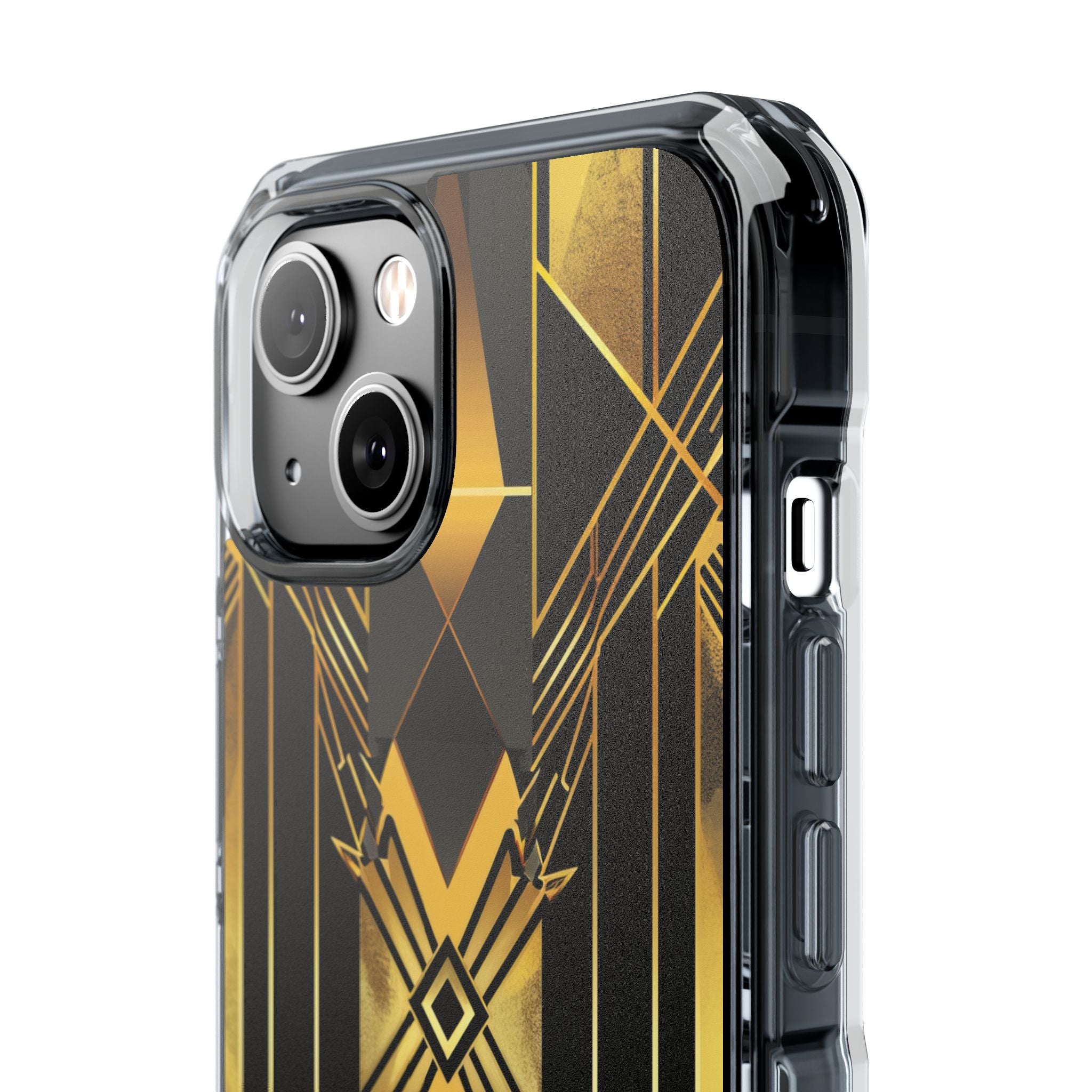 Golden Deco Symphony iPhone 14 - Impact Clear+