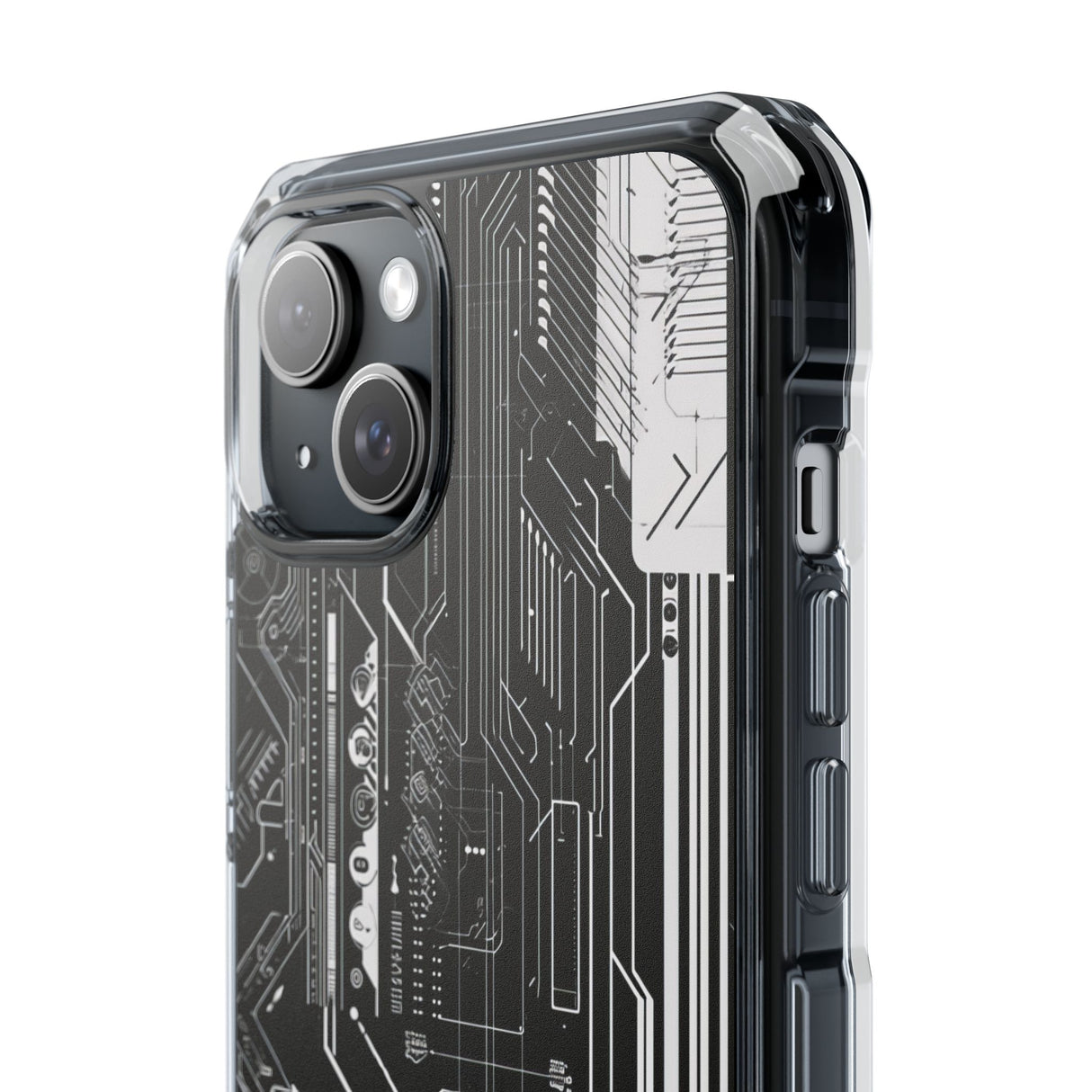 Circuitry Aesthetics - Phone Case for iPhone (Clear Impact - Magnetic)