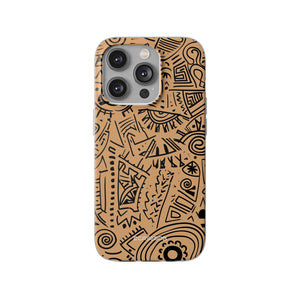 Mystic Tribal Geometry | Flexible Phone Case for iPhone