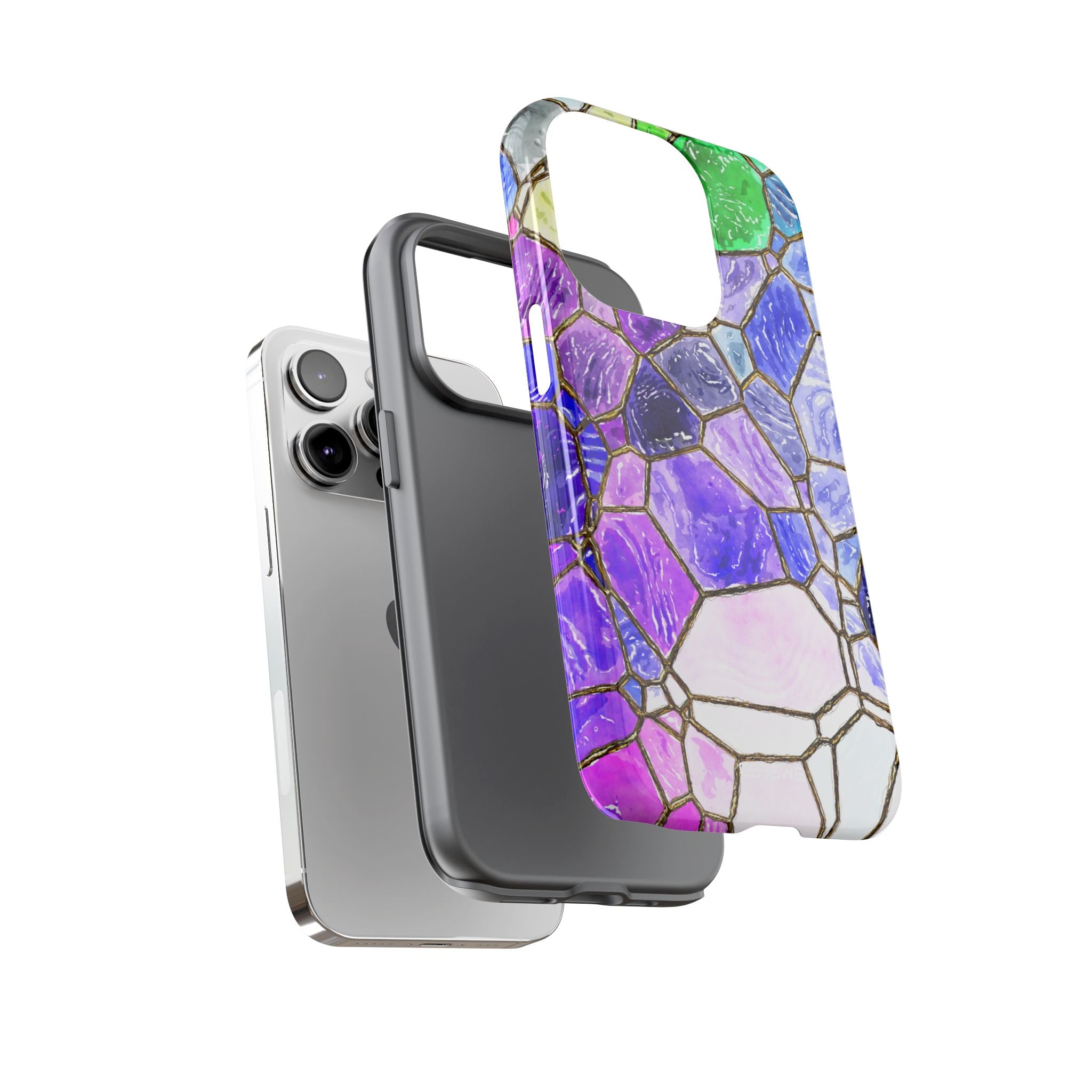 Colorful Glass Mosaic - iPhone Case