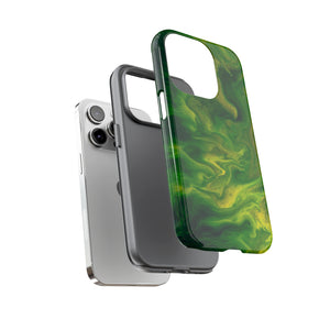 Green Smoke Ink Art iPhone Case (Protective) Phone Case