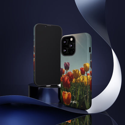 Tulips Embrace Sunlight - iPhone Case
