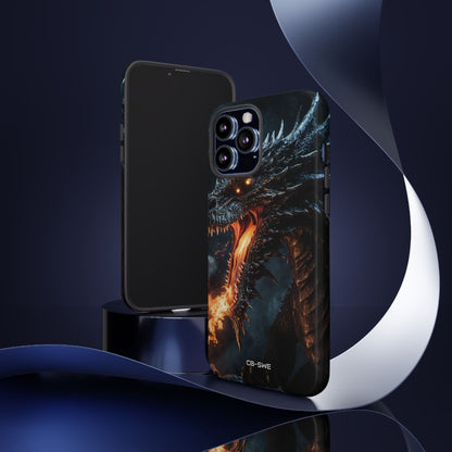 Fiery Breath Erupts - iPhone Case