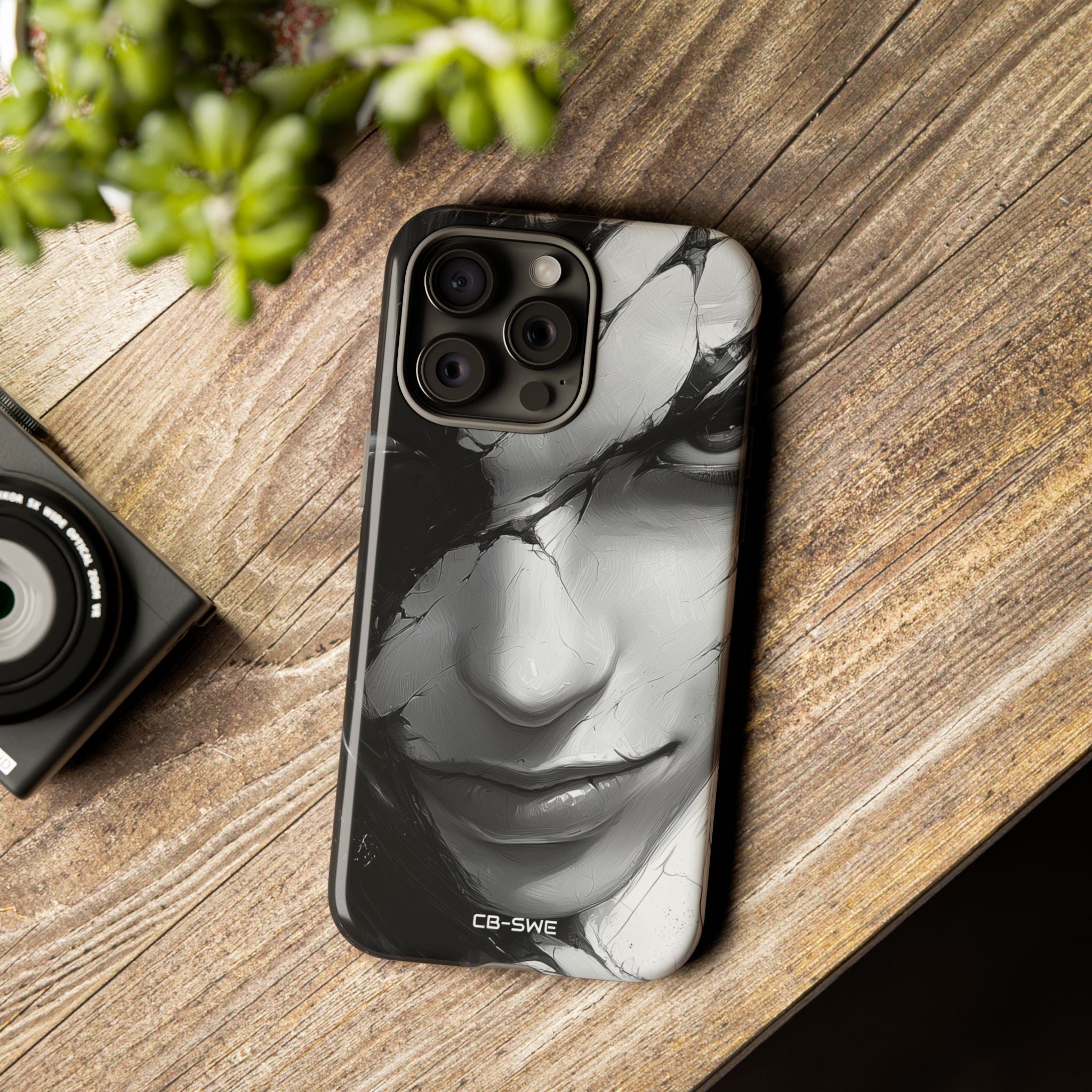 Shattered Gaze Reflects - iPhone Case