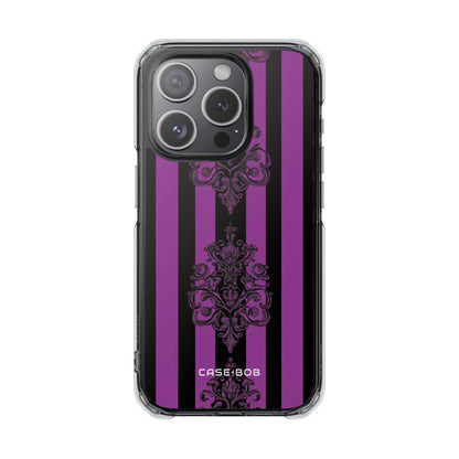 Damask Elegance Purple iPhone 15 Pro Case - Impact