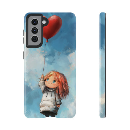 Joyful Girl Reaches - Samsung Case
