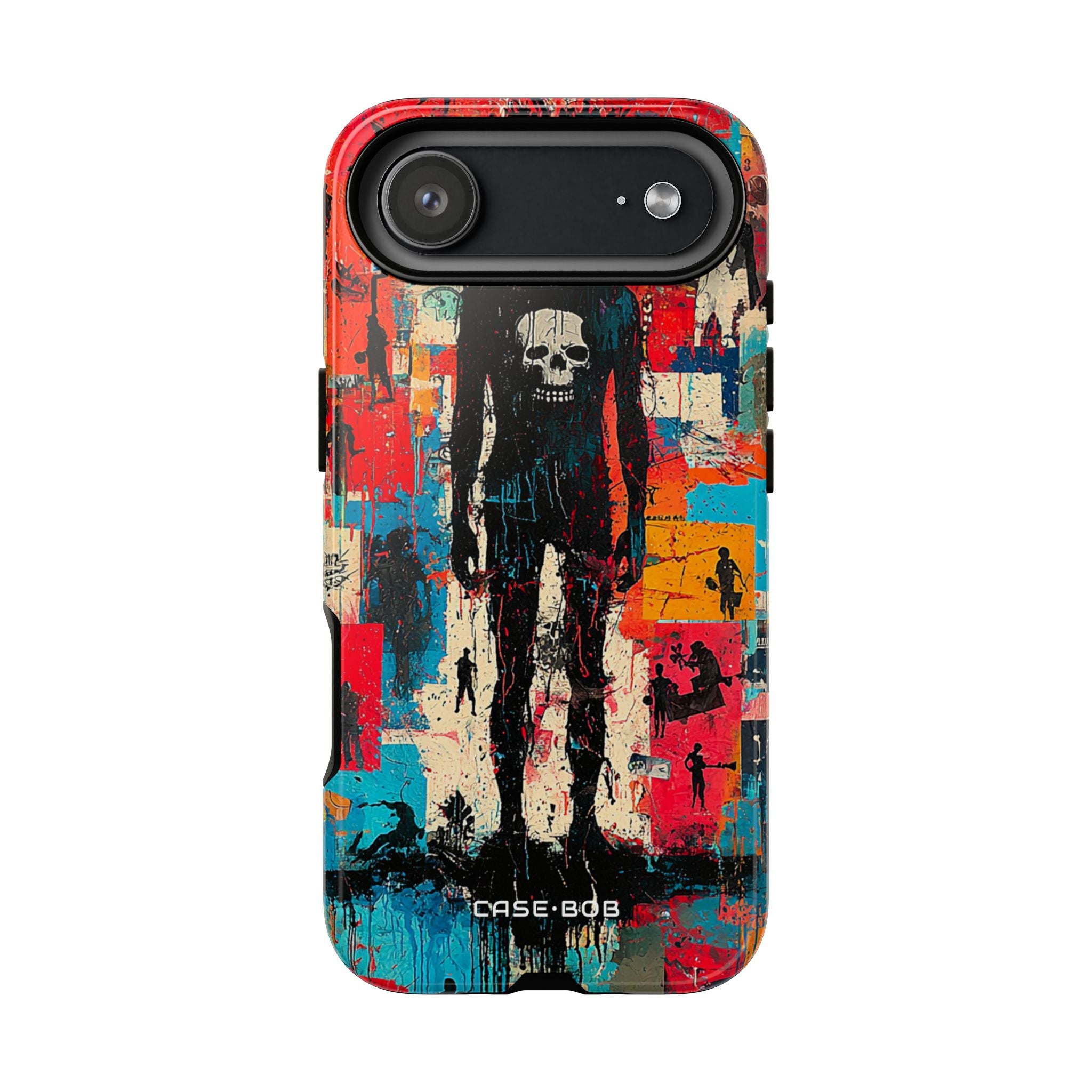 Spiky Skull Silhouette iPhone 17 Air Case - Tough
