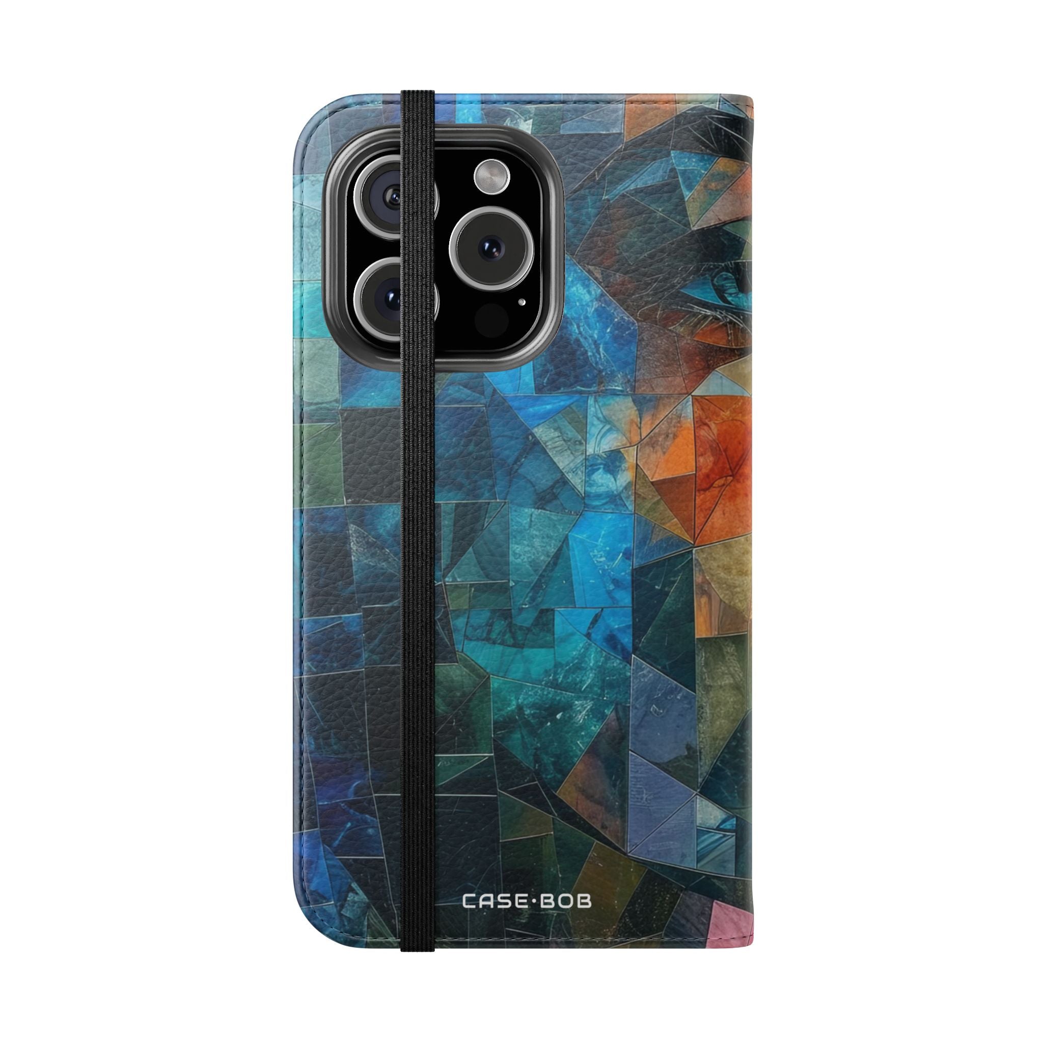 Mosaic Gaze Blue - iPhone 16 Pro Case - Wallet
