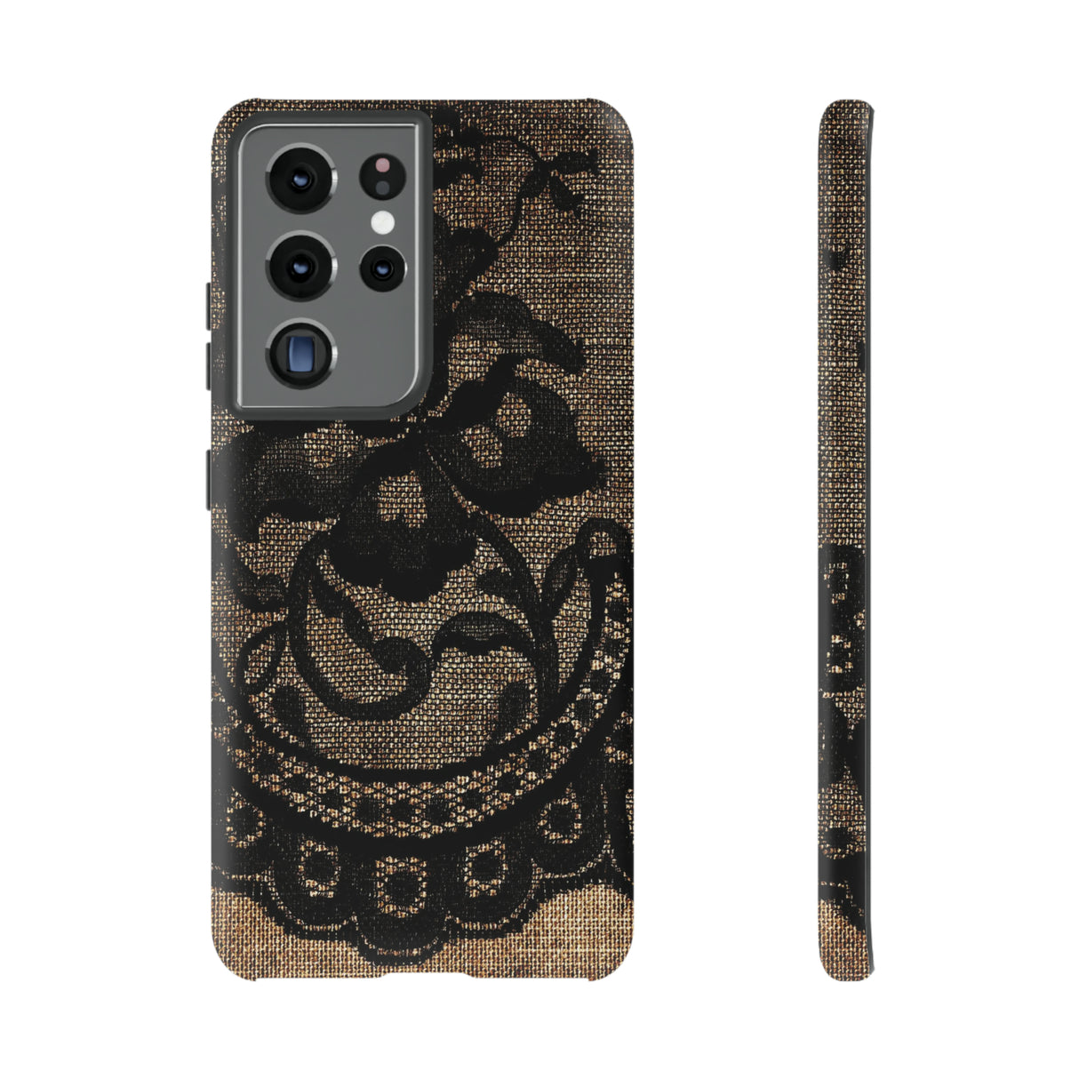 Broomrose Gothic Flower - Protective Phone Case