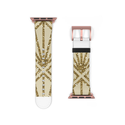 Golden Fan Sparkle - Watch Band