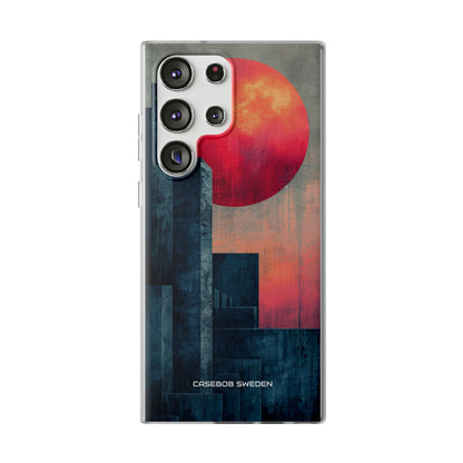 Abstract Geometric Skyline - Flexi Samsung S23 Phone Case