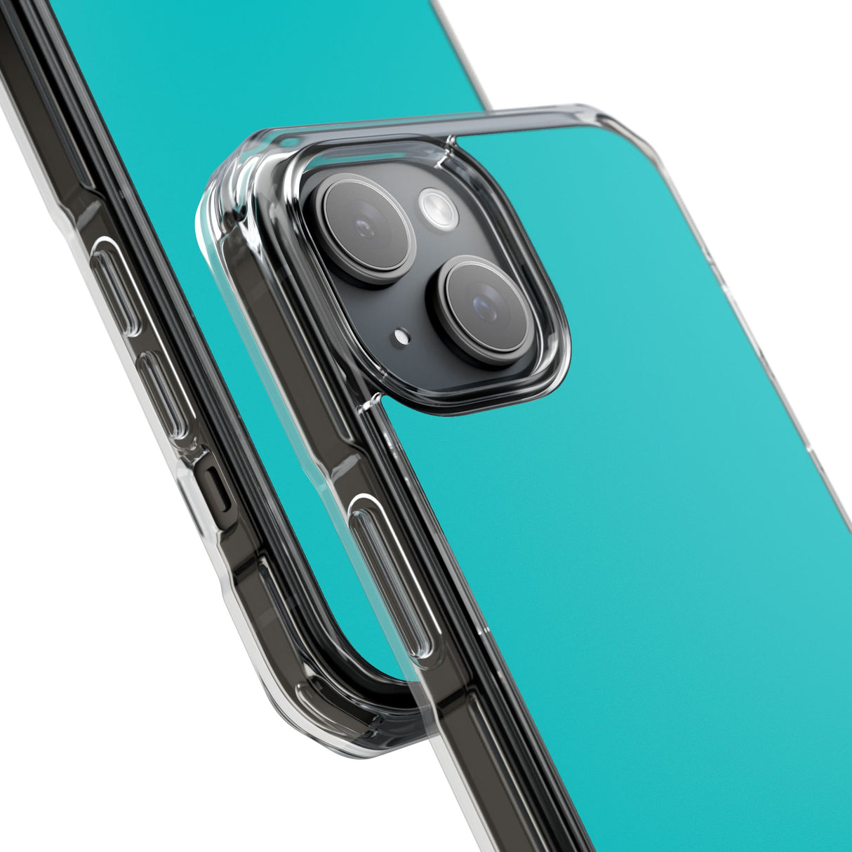 Dark Turquoise | Phone Case for iPhone (Clear Impact Case - Magnetic)