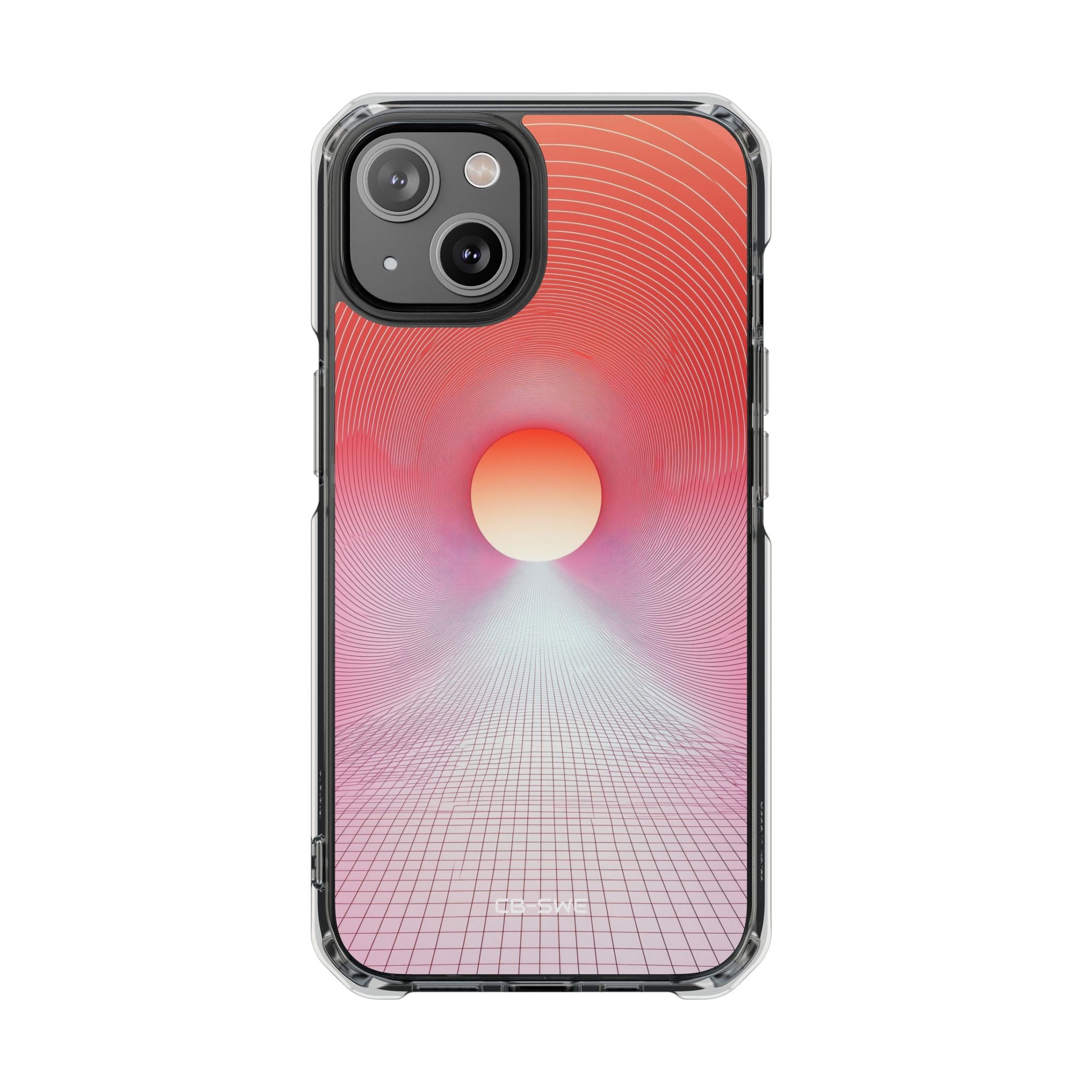 Circles Embrace Light iPhone Case - Impact
