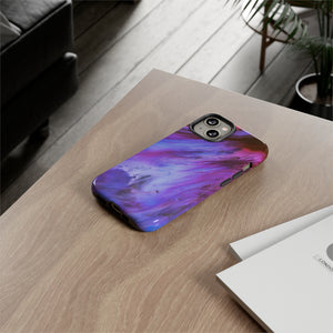 Purple Cosmos Ink Art iPhone Case (Protective) Phone Case