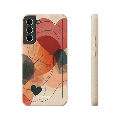 Abstract Heart Harmony | Biodegradable Phone Case