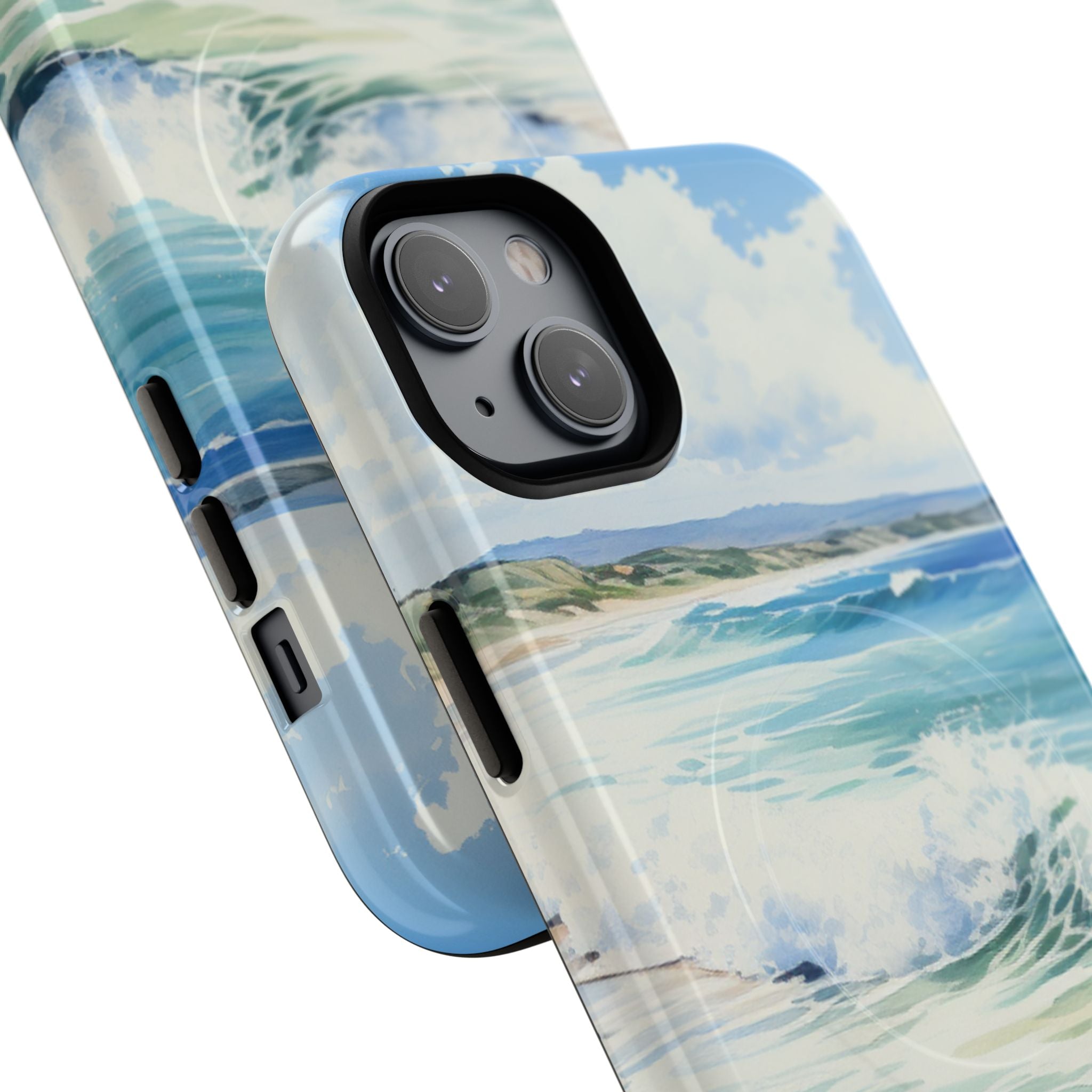 Foamy Wave Breeze iPhone 14 Plus Case - Tough+