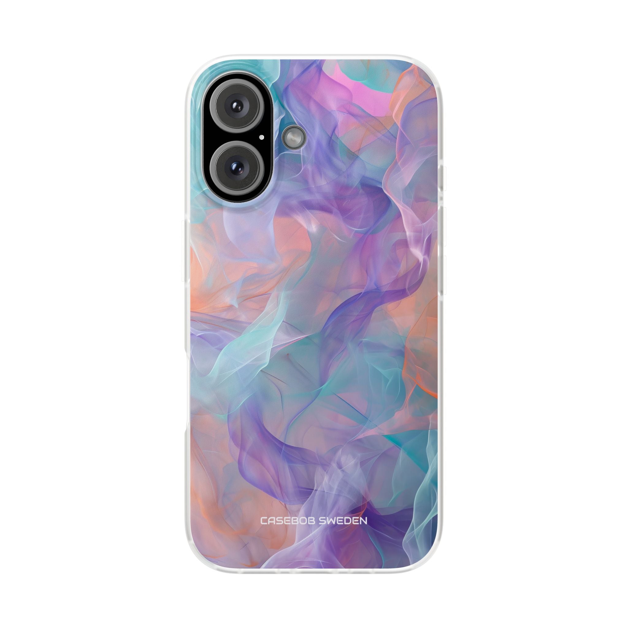 Dreamy Teal Flow - Flexi iPhone 16 Phone Case