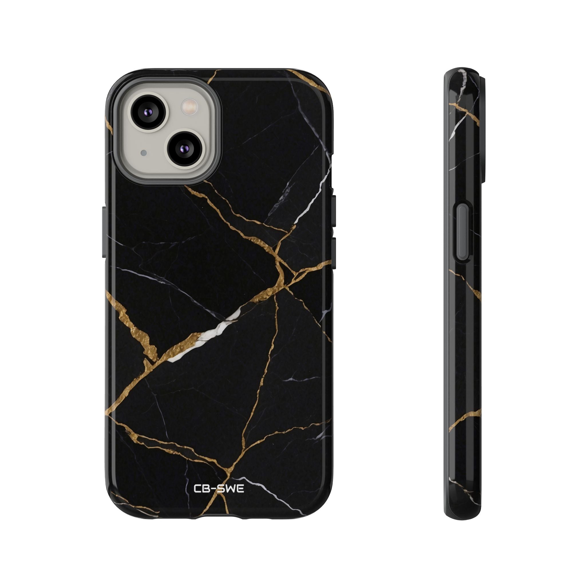Golden Veins Emerge - iPhone Case