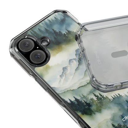 Misty Peaks Emerge iPhone Case - Impact