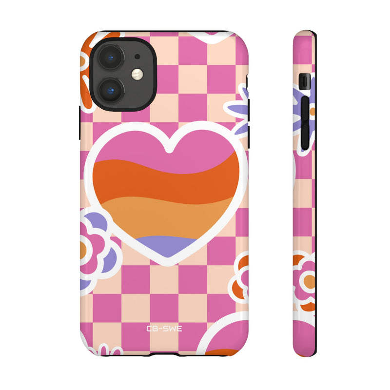 Retro Pop Whimsy - iPhone Case