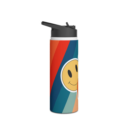 Smiley Trio Radiance - Stainless Steel Water Bottle