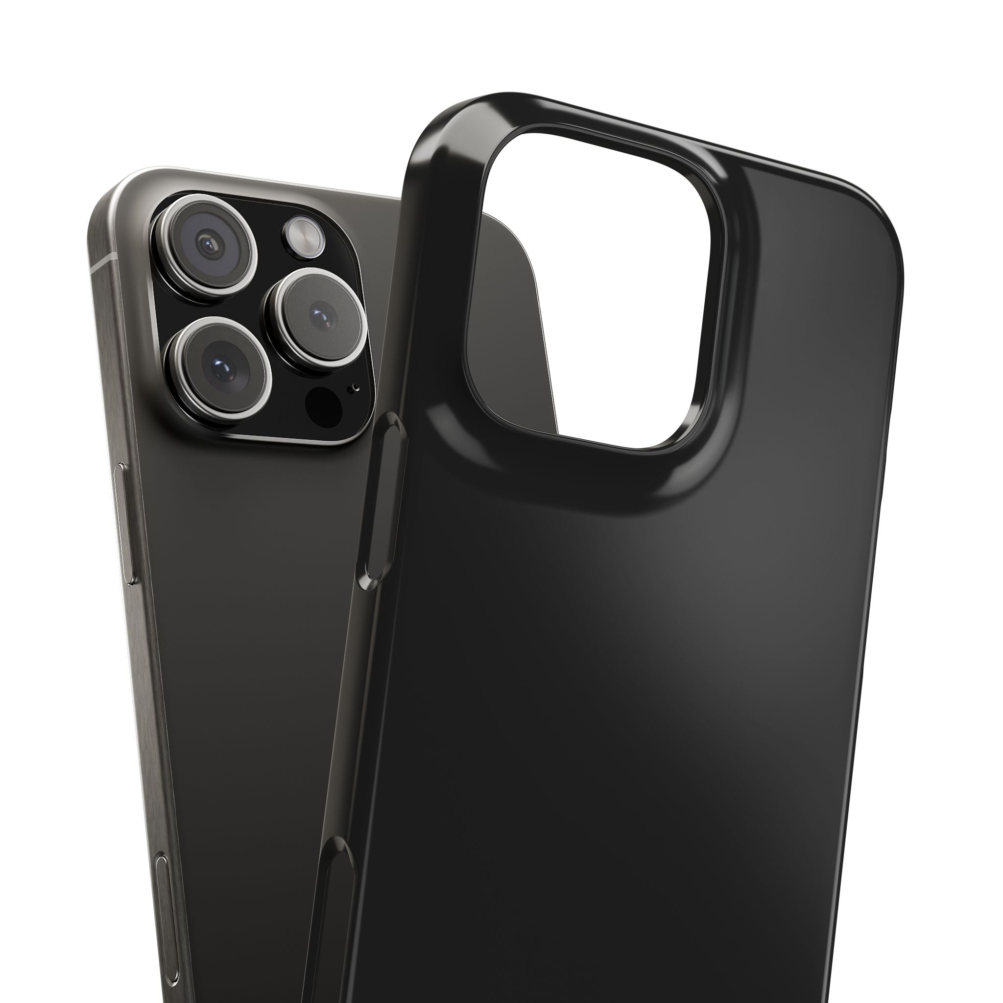 Charcoal Black - Slim iPhone 16 Phone Case