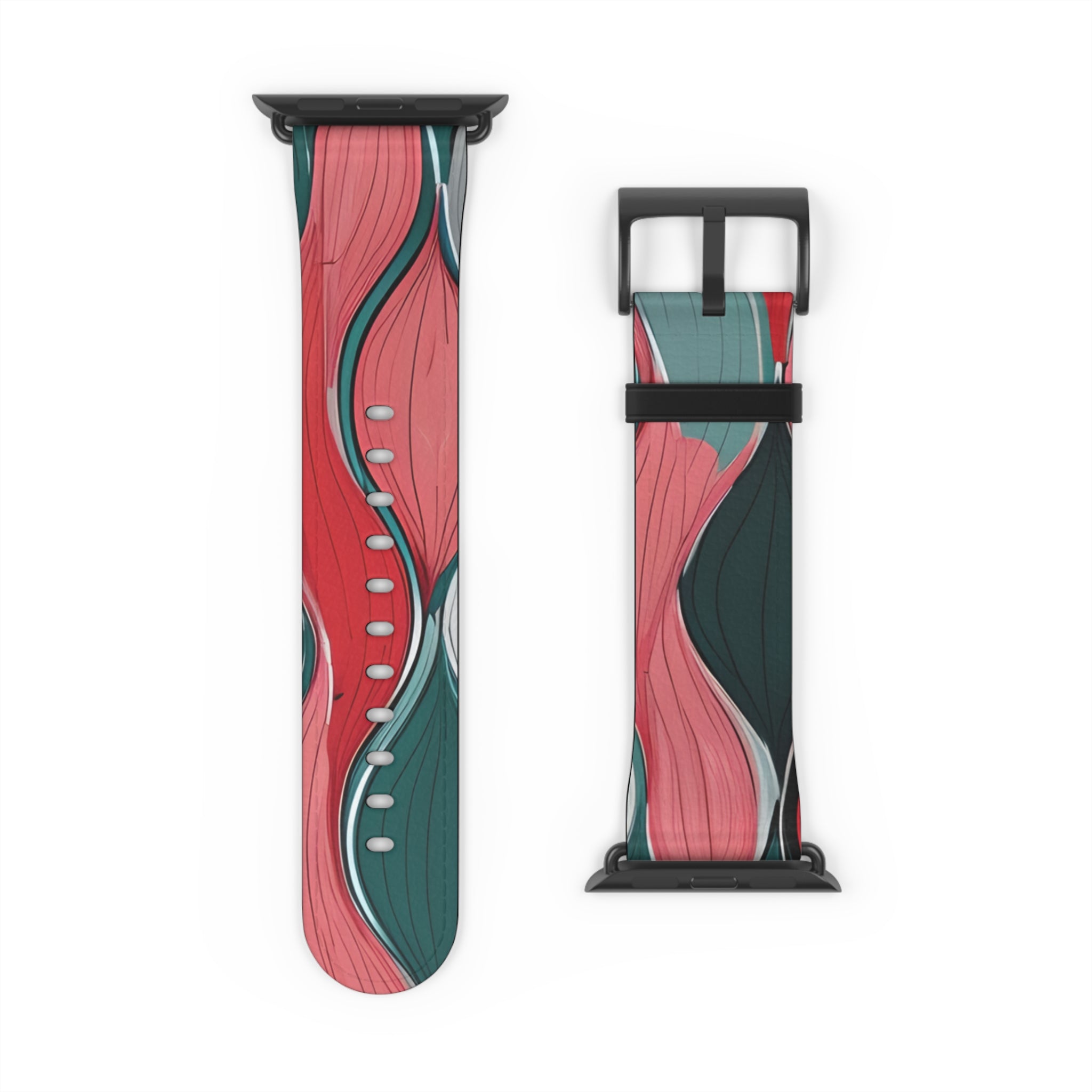 Leaf Spiral Pink - Watch Band