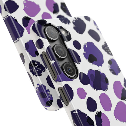 Purple Inkblots Samsung S23 - Slim Phone Case