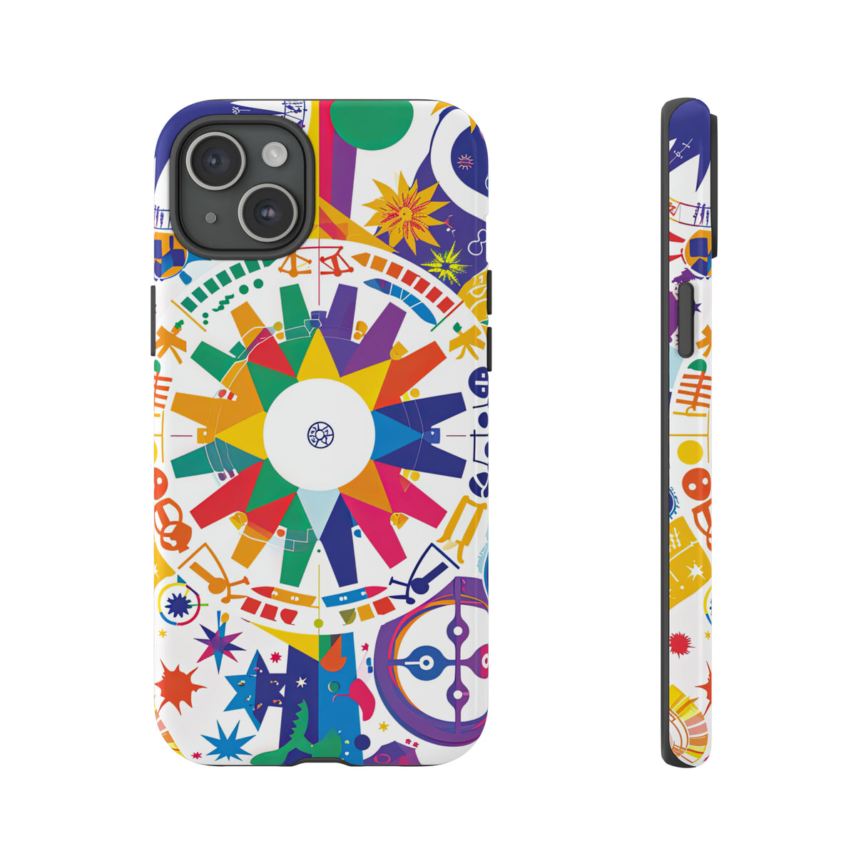 Celestial Horoscope Whirl - Protective Phone Case