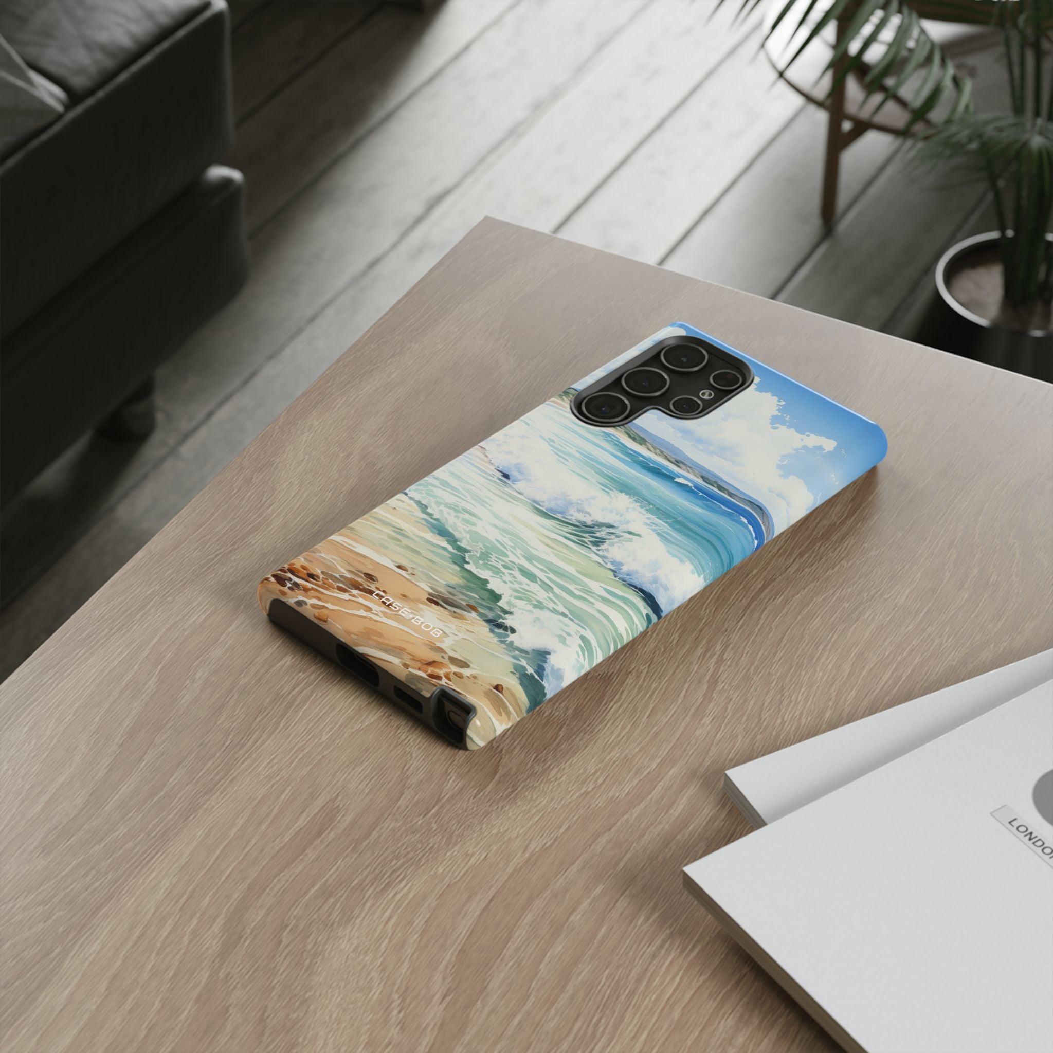 Foamy Wave Breeze Samsung S22 Ultra Case - Tough