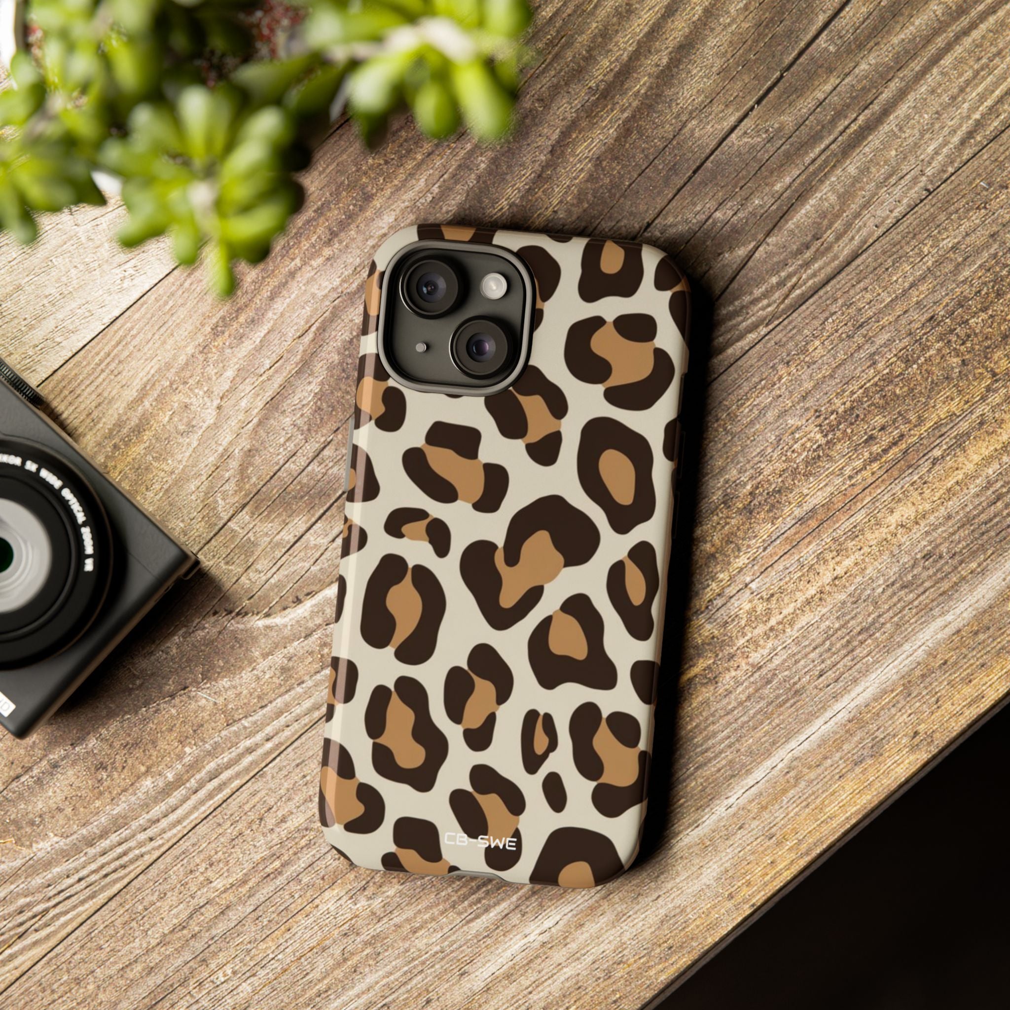 Leopard Print Elegance - iPhone Case