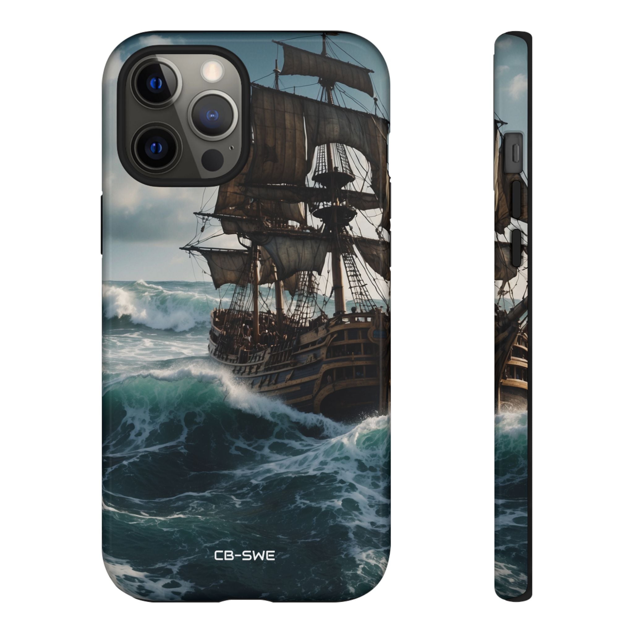 Ship Faces Waves - iPhone Case