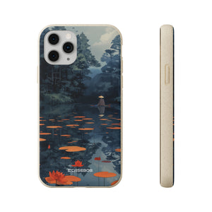 Tranquil Lotus Serenity | Biodegradable Phone Case