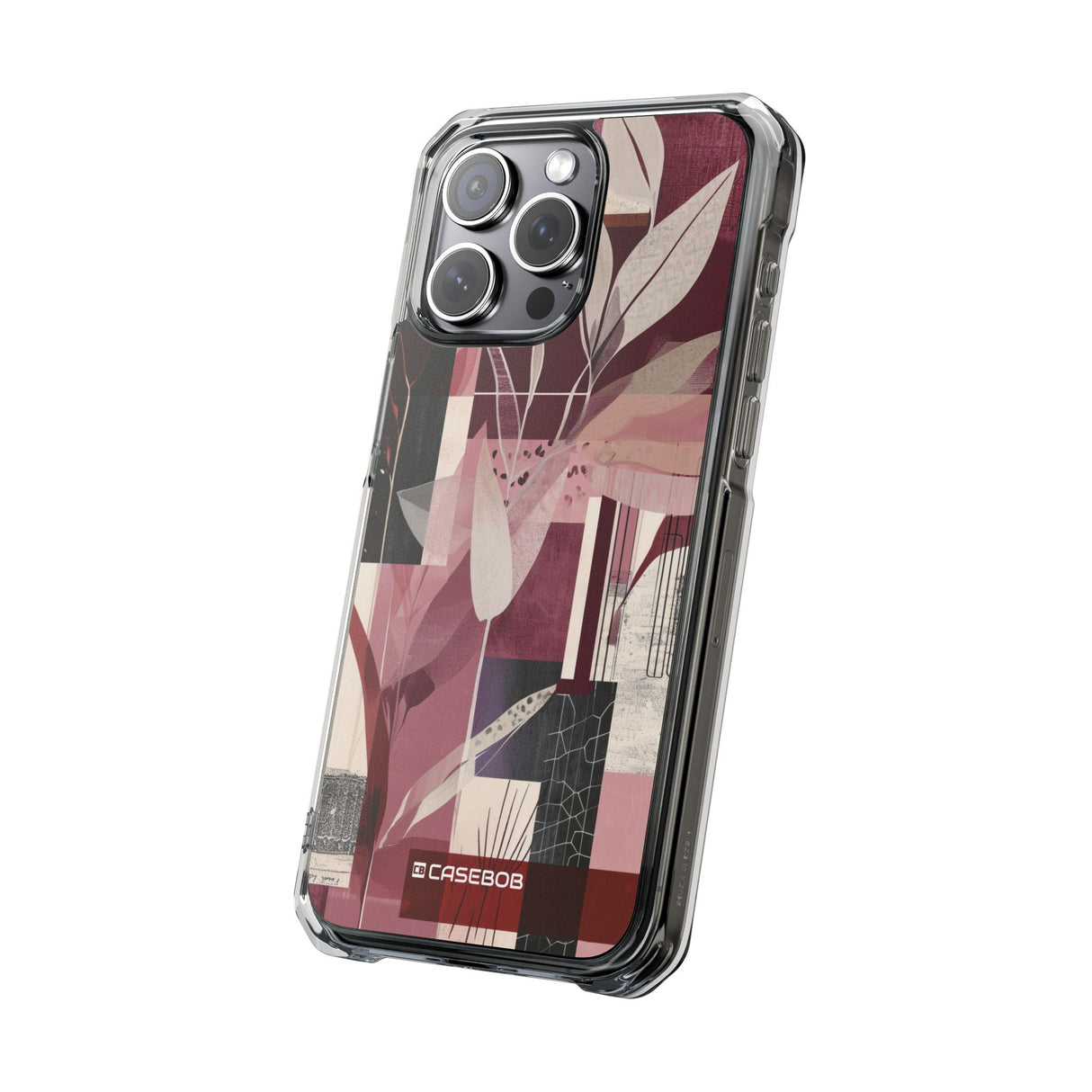 Marsala Design Showcase | Handyhülle für iPhone (Clear Impact Case – magnetisch) 