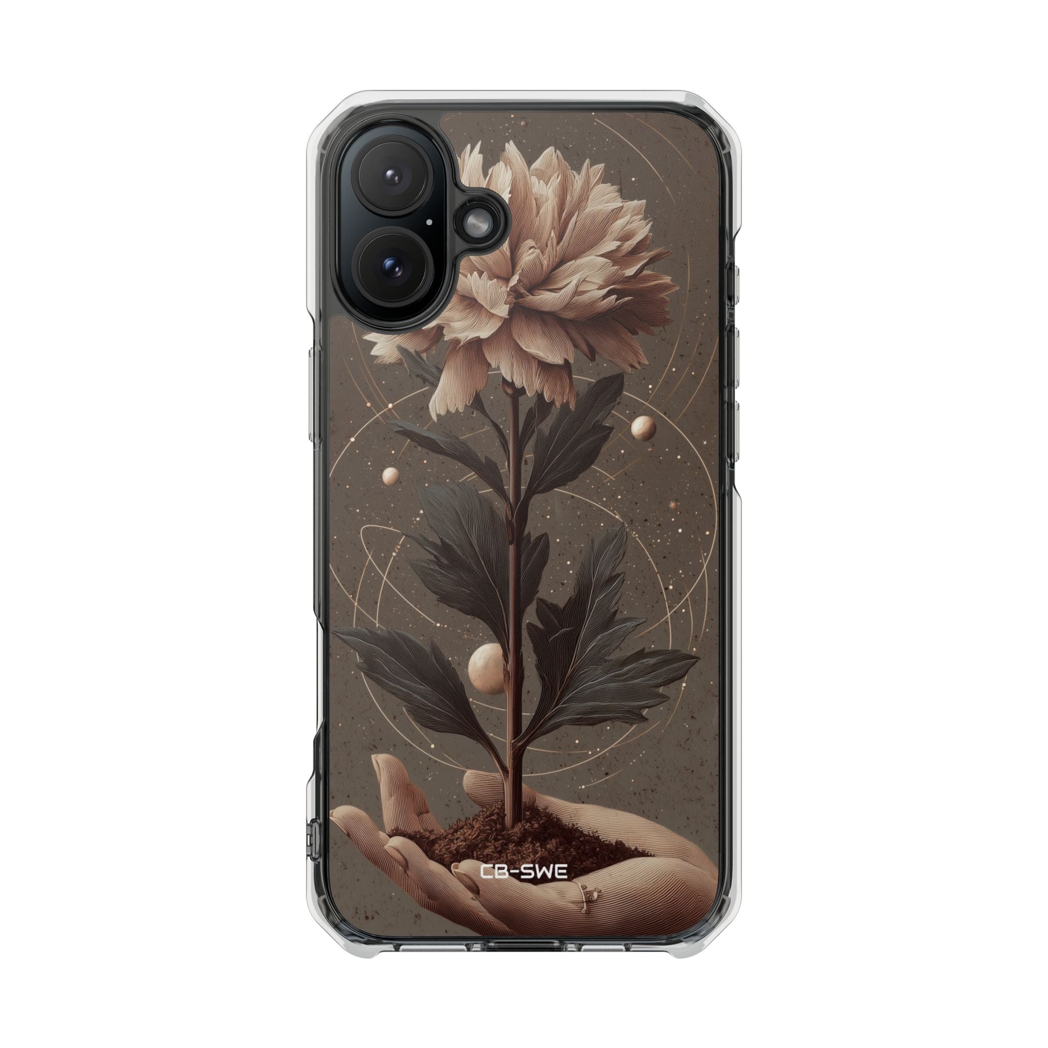 Celestial Flower Embrace iPhone Case - Impact