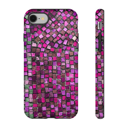 Purple Mosaic - Protective Phone Case