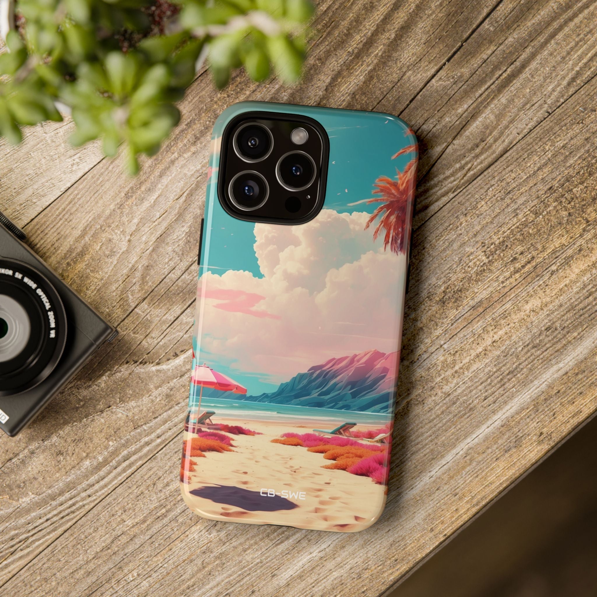 Vibrant Umbrellas Stand - iPhone Case