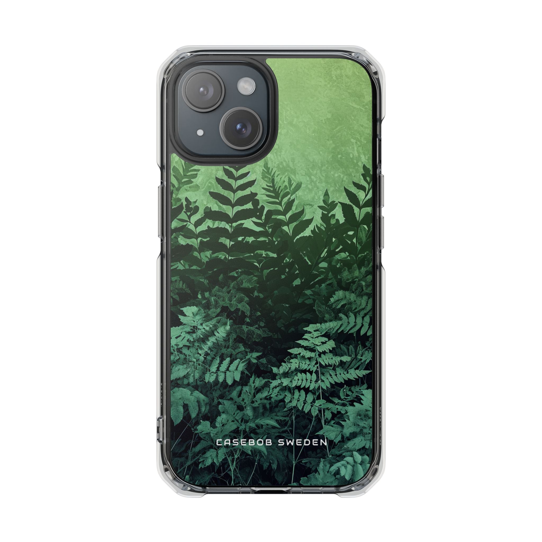 Gradient Fernscape Lush iPhone 15 - Clear Impact Phone Case