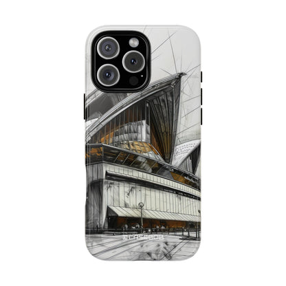 Architectural Elegance in Gray - for iPhone 16