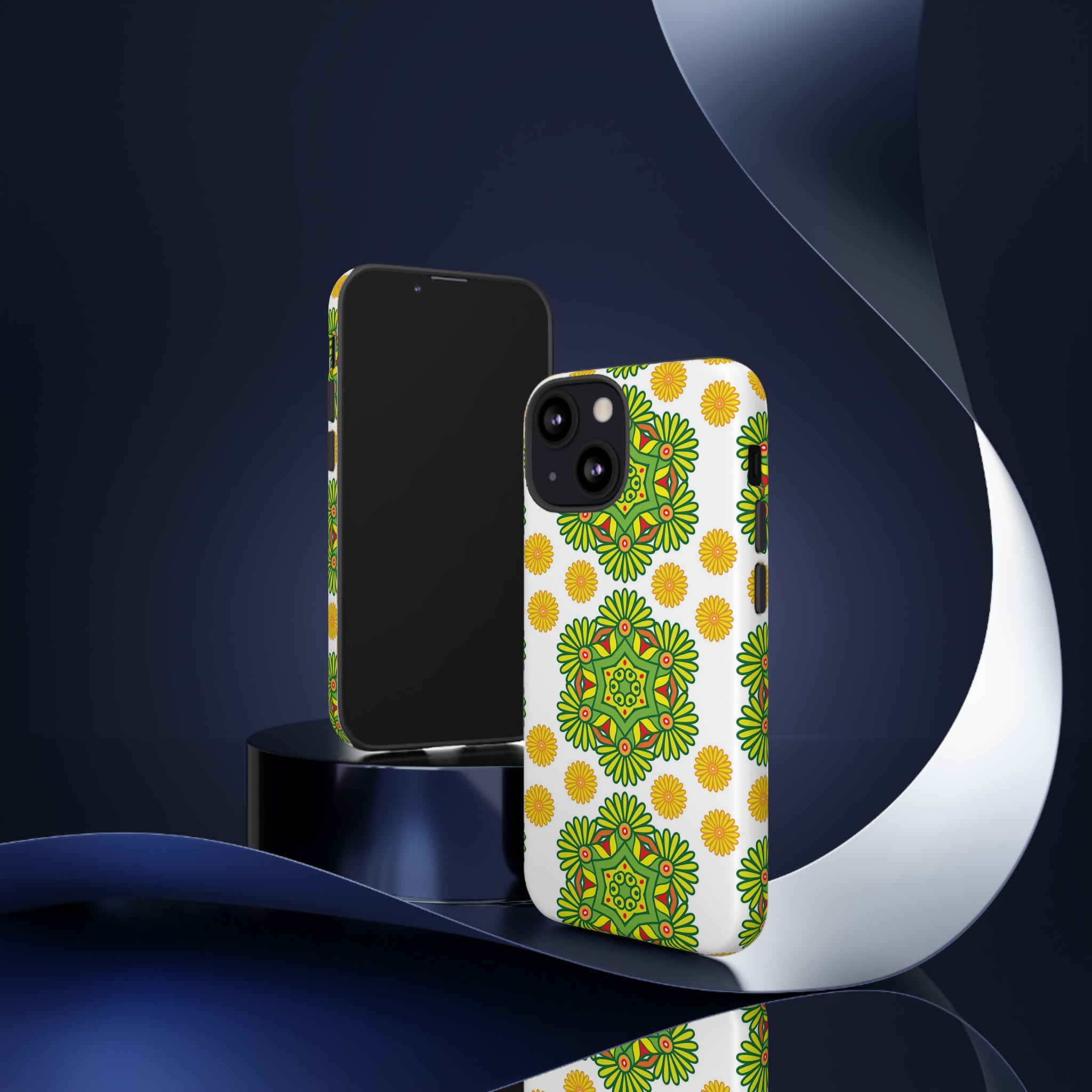 Lime Mandela - Protective Phone Case