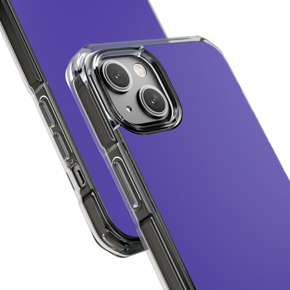 Plump Purple | Handyhülle für iPhone (Clear Impact Case – magnetisch) 